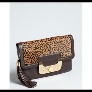 DVF Harper - Small Calf Hair Envelope Clutch