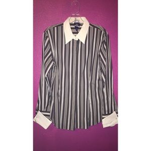 DCC Missy Striped Dress Shirt
