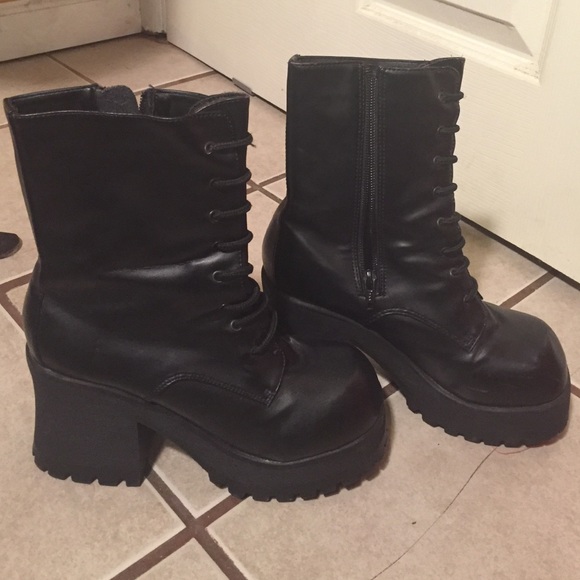 Black boots