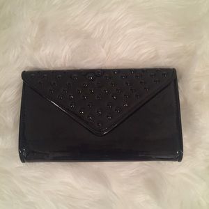 Aldo black clutch