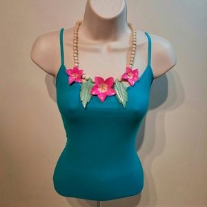 Tropical Necklace and Matching Earrings