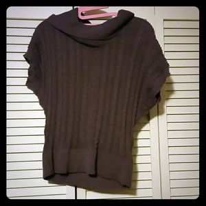Purple IZ Byer Cowl Neck Sweater