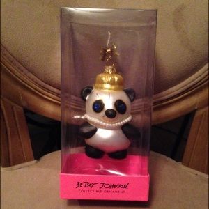 Betsey Johnson panda ornament