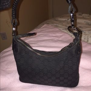 Black Gucci handbag