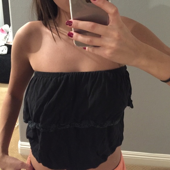 Strapless Boho top