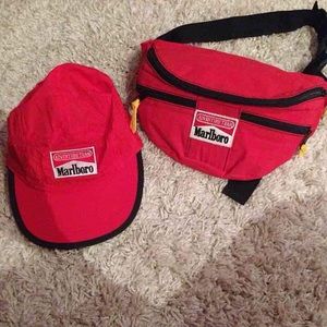 Bundle set of 1 Marlboro canteen and 1 cap
