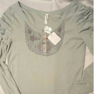 Free People - Long Sleeve Tee New W/ Tags