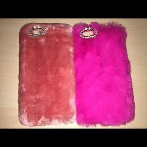 TWO / furry brand new! iPhone 6/6s cases! 🎀