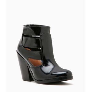 Nasty Gal Shoe Cult Black Cutout Booties