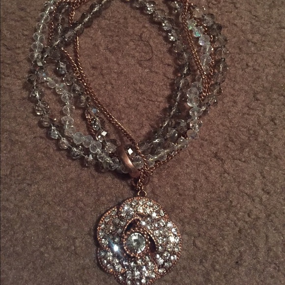 Betsy Johnson bulky necklace