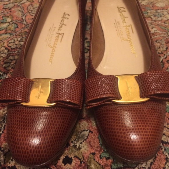 Salvatore ferragamo bow flats - Picture 2 of 4
