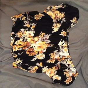 Off the shoulder crop top