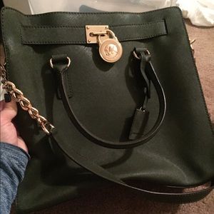 Green Micheal Kors Bag