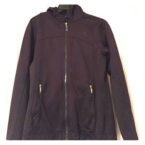 North face hooded zip up