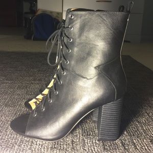 Charlotte Russe corset boots