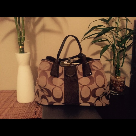 Monogram Coach bag