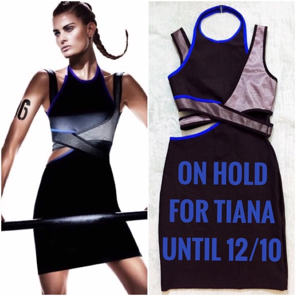 alexander wang cut out dress