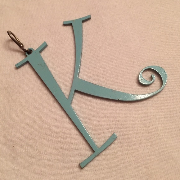 Letter "K" pendant