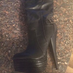 Bakers. Black over the knee boots