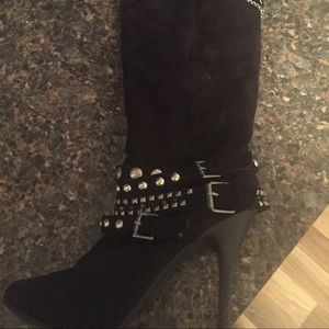Bakers. Black studded boots!!!