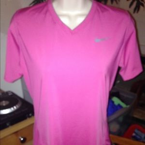 Nike pro neck shirt