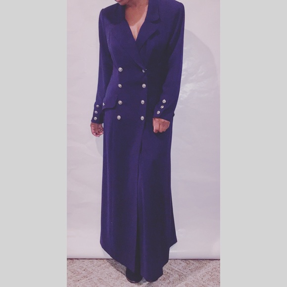 Navy military inspired Trench Coat
