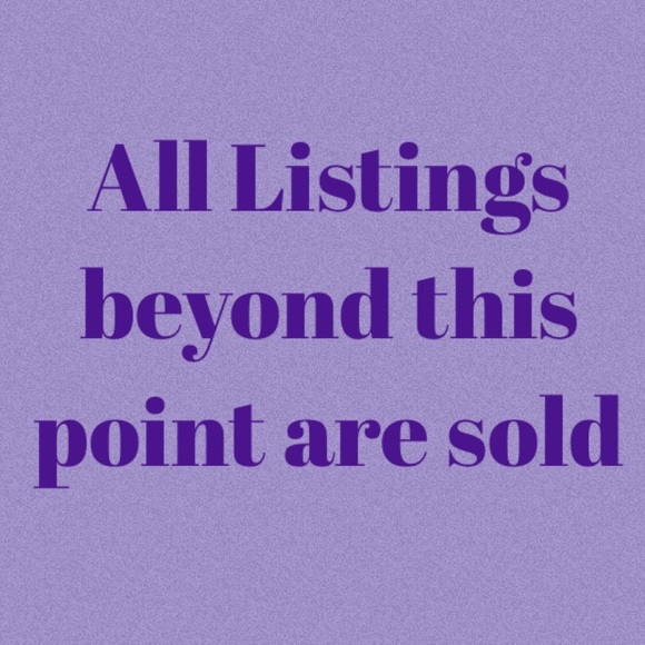 Sold Listings From my Closet