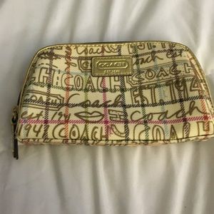 Coach makeup bag
