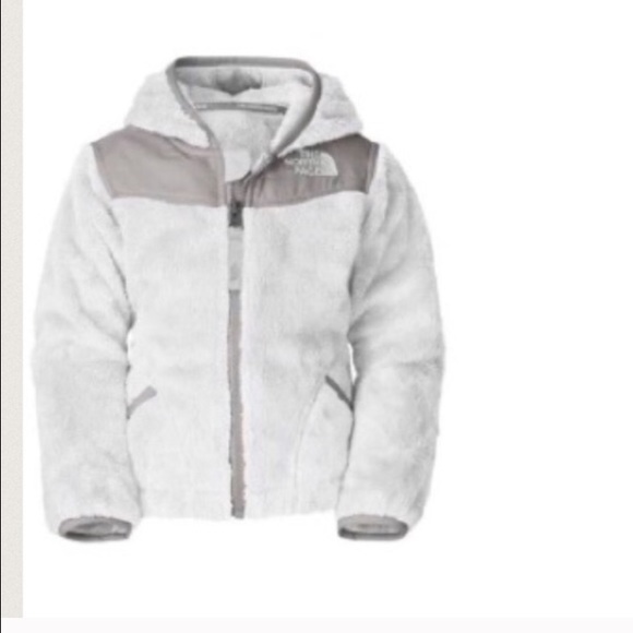 North face fleece jacket gray women's small