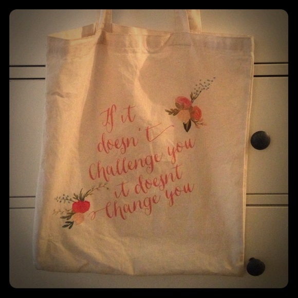 Custom one of a kind tote bag
