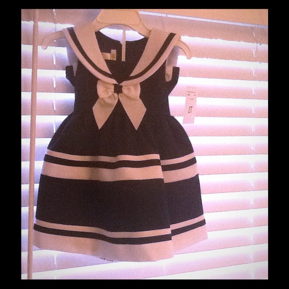 NWT NAVY BLUE SAILOR dress and panties set