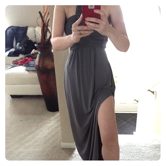 Halter dress with side slit - Picture 1 of 3