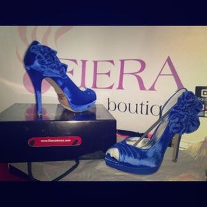 Royal Blue Heels.