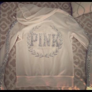 RARE PINK sequin velvet jacket 💕