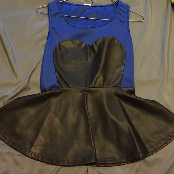 Never worn: heart shaped peplum shirt.