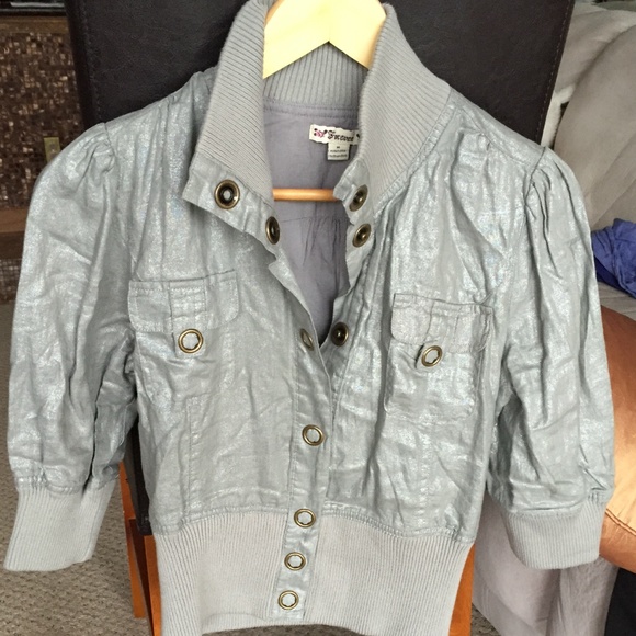 Shimmery jacket with 3/4 sleeve - Picture 1 of 3