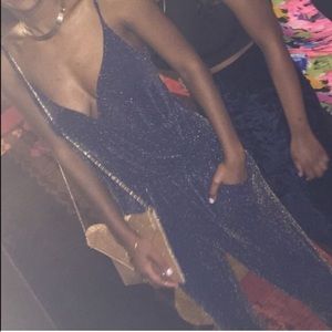 H & M gold embellished jumpsuit