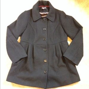 Motherhood Maternity Black Pea Coat