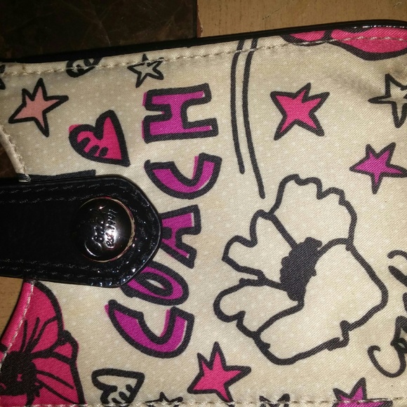 Coach poppy card holder