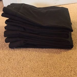 Four pairs of AE/aerie leggings