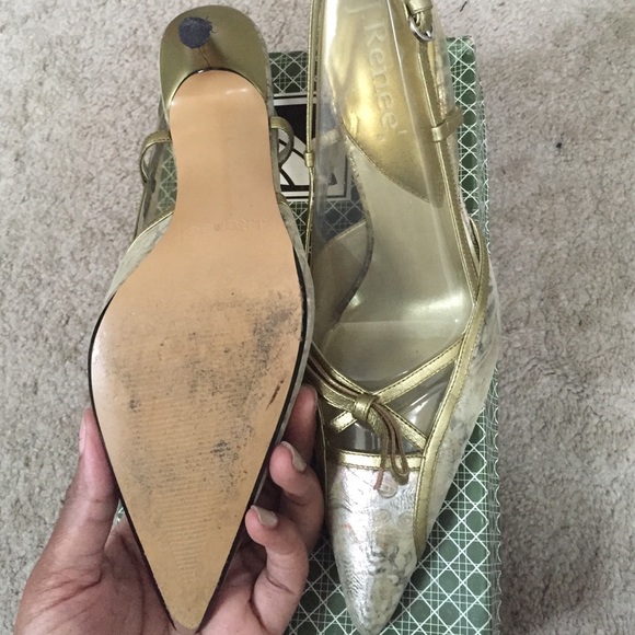 Occasion heels with matching bag - Picture 3 of 4