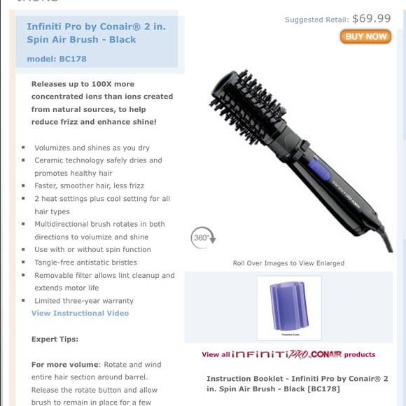 🚫🚫sold🚫🚫Conair Infinity Pro - Picture 3 of 3