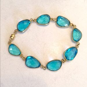 Sky Blue Quartz Gemstone Bracelet