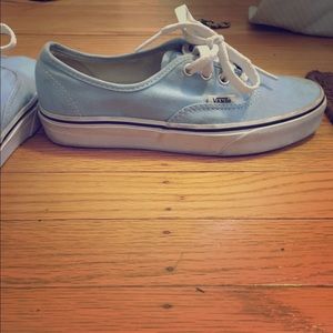 Powder blue vans