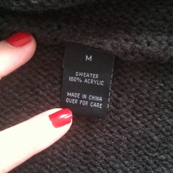 Charcoal Grey Knit Sweater - Picture 4 of 4