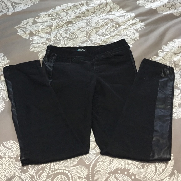 Girls black skinny jeans