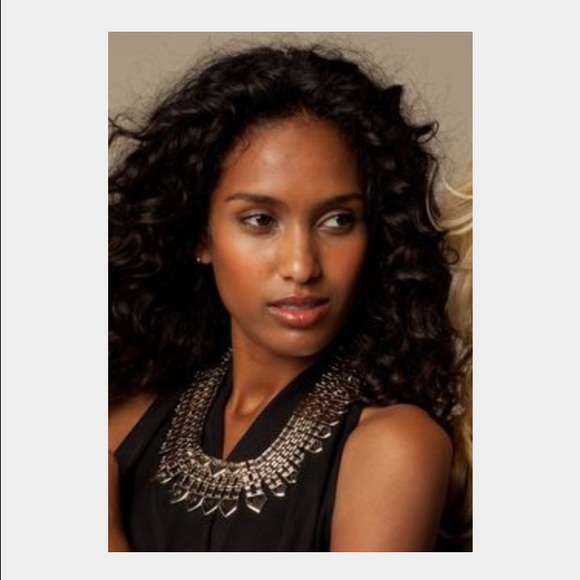 Fatima gold statement necklace