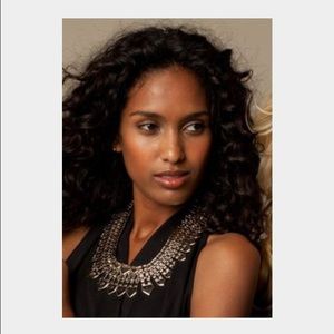 Fatima gold statement necklace