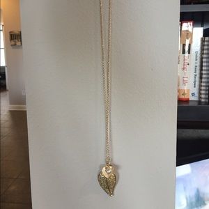 Love/Leaf necklace