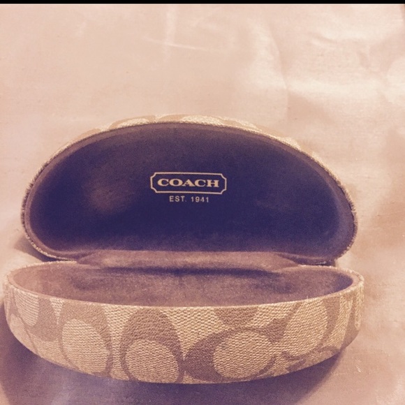 Genuine coach sunglass case